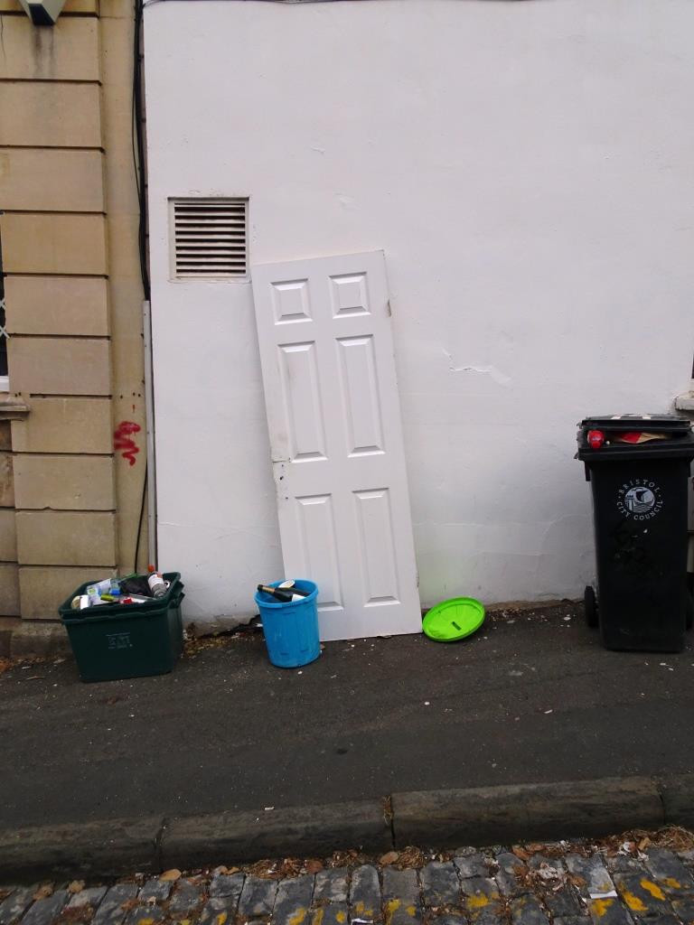 Abandoned door, Bristol, June 2019