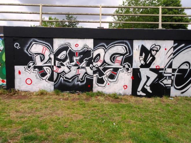 Rezwonk, M32 roundabout, Bristol, June 2019