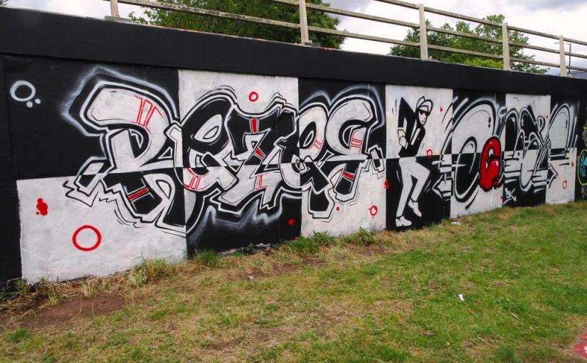 Rezwonk and Decay, M32 roundabout, Bristol, June 2019