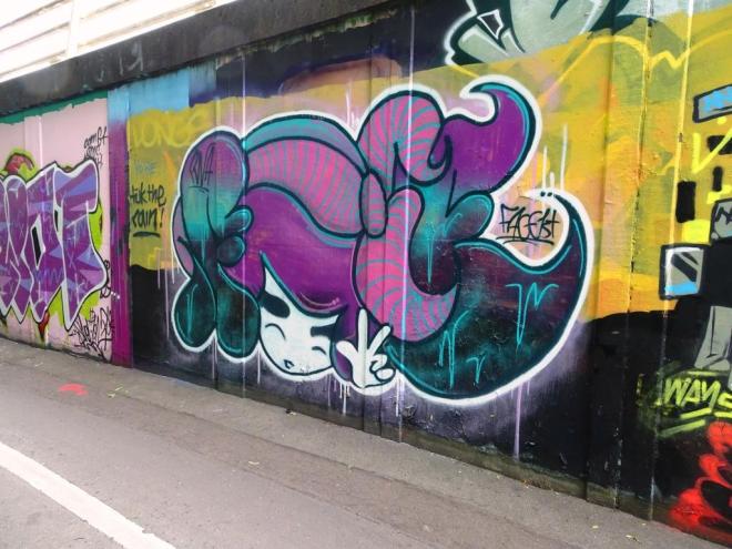 Face 1st, M32 roundabout, Bristol, June 2019