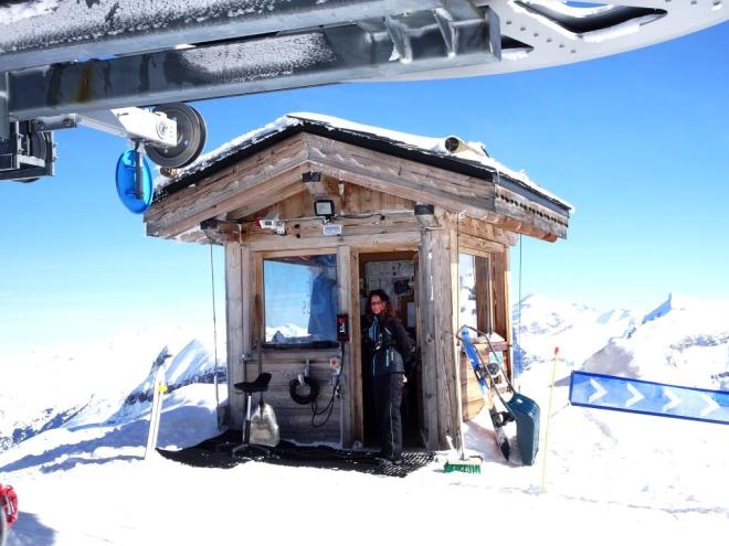 Lift hut, Flaine March 2019