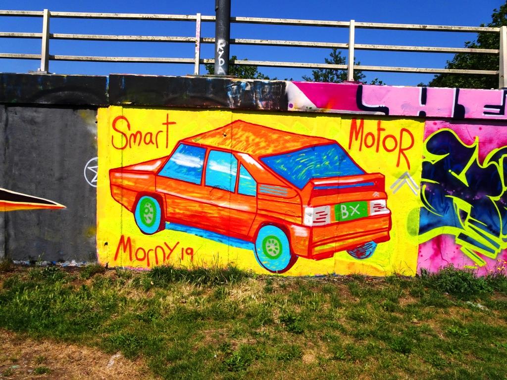 Morny, M32 roundabout, Bristol, July 2019