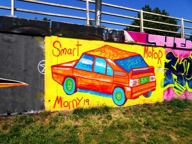 Morny, M32 roundabout, Bristol, July 2019