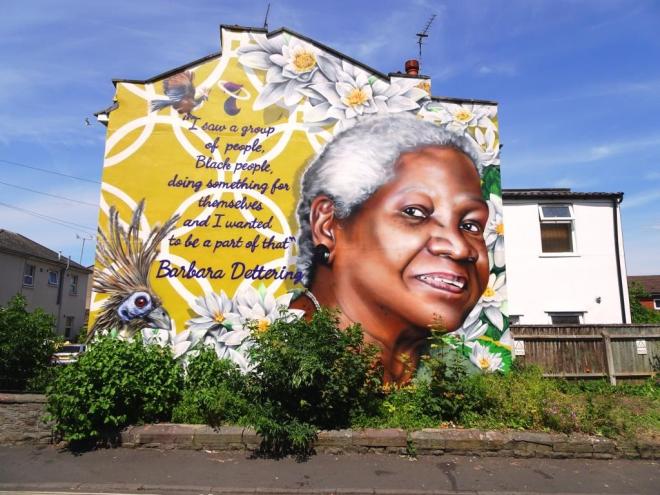 Michele Curtis and Paintsmiths, Fern Road, Bristol, July 2019