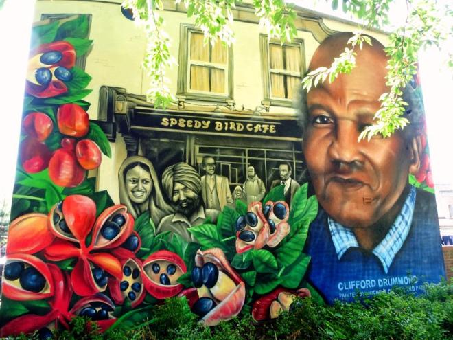 Michele Curtis and Paintsmiths, St Agnes Park, Bristol, July 2019