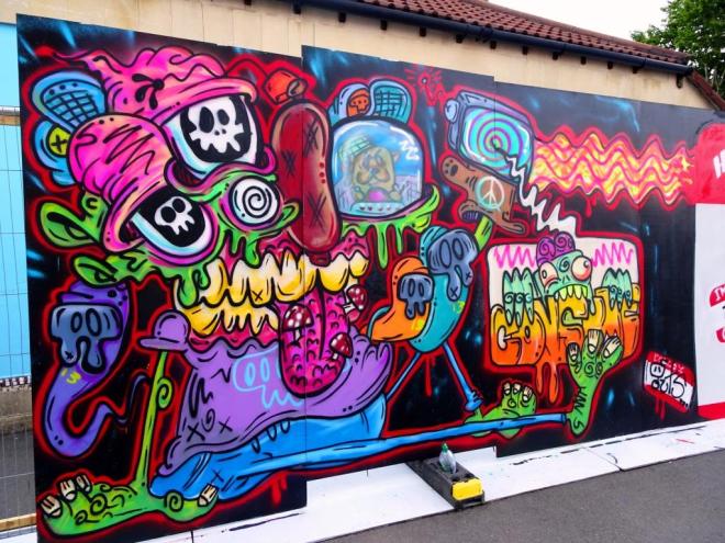 Guts, Upfest, Bristol, July 2019