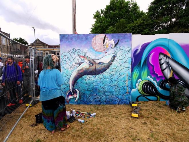 Adelle Gough, Upfest, Bristol, July 2018
