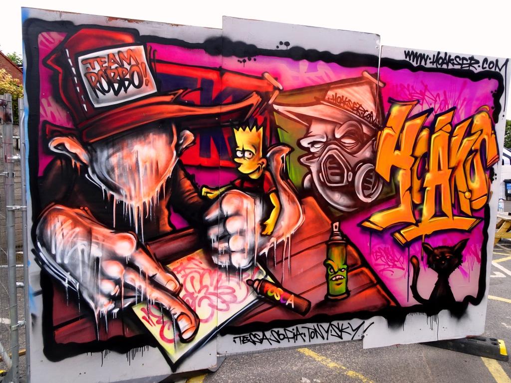 Hoakser, Upfest, Bristol, July 2018