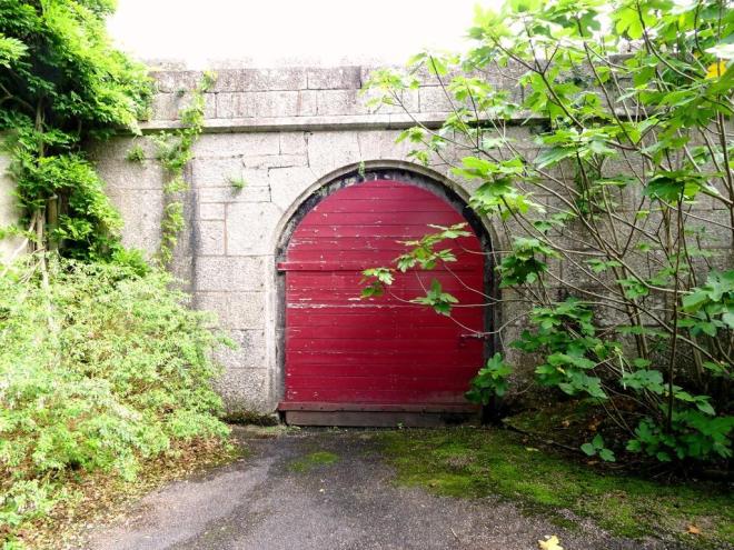 Same door from the other side, Lanhydrock House, Cornwall, August 2019