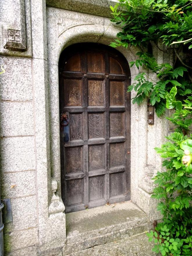 One of many entrances to the house, Lanhydrock House, Cornwall, August 2019