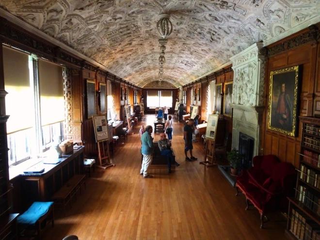 The long gallery, Lanhydrock House, Cornwall, August 2019