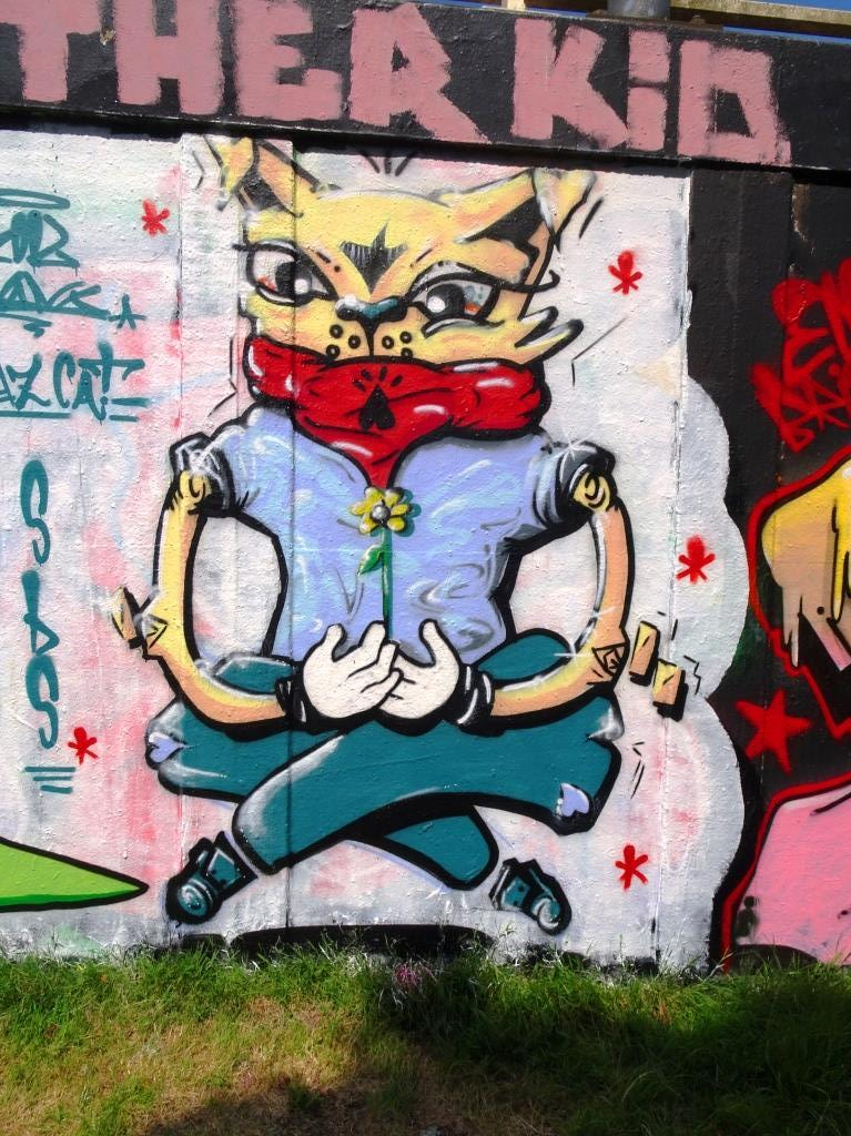 Daz Cat, M32 roundabout, Bristol, July 2019