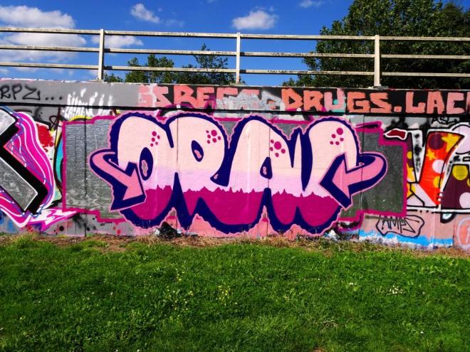 Mr Draws, M32 roundabout, Bristol, August 2019