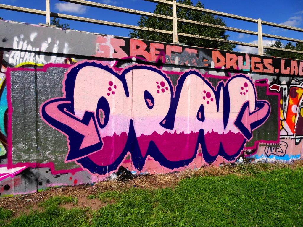 Mr Draws, M32 roundabout, Bristol, August 2019