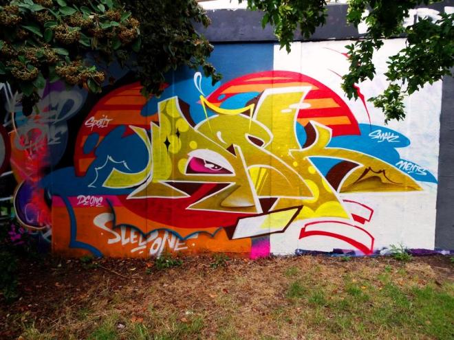 Sled One, M32 roundabout, Bristol, July 2019