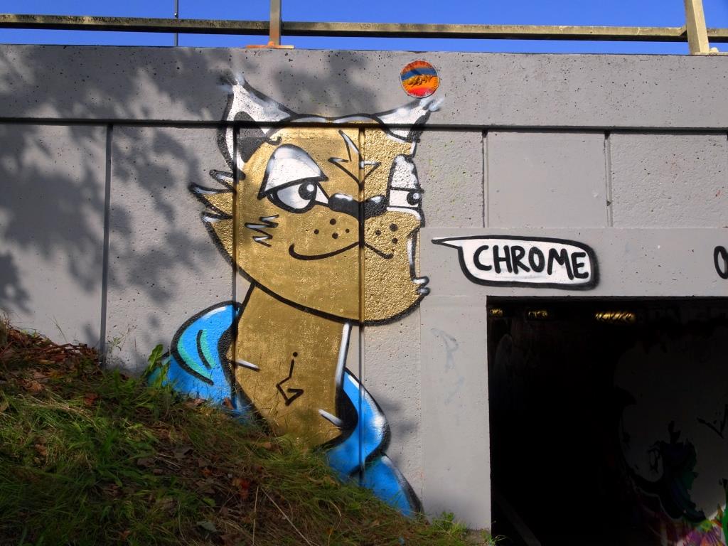 Daz Cat, M32 roundabout, Bristol, August 2019