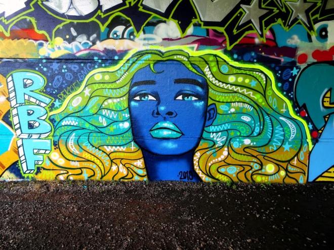 Pekoe, Brunel Way bridge, Bristol, August 2019