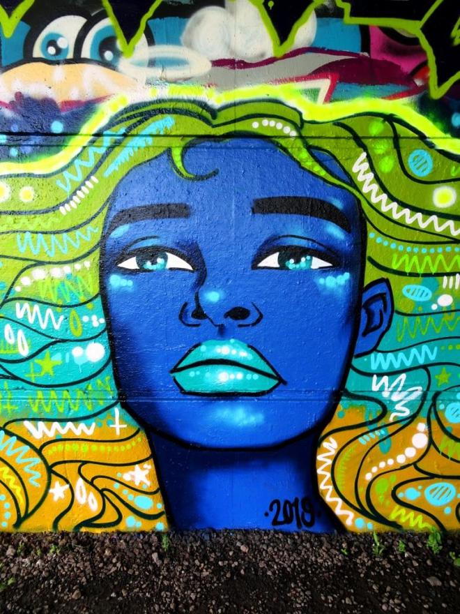 Pekoe, Brunel Way bridge, Bristol, August 2019