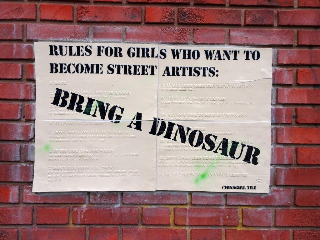 Chinagirl Tile, Paint festival 2018, Cheltenham, September 2019