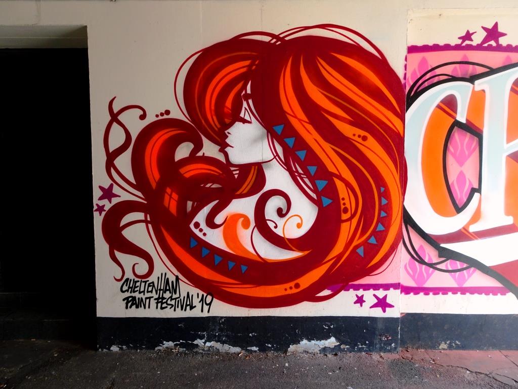 Inkie, Paint festival 2019, Cheltenham, September 2019