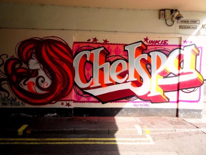 Inkie, Paint festival 2019, Cheltenham, September 2019