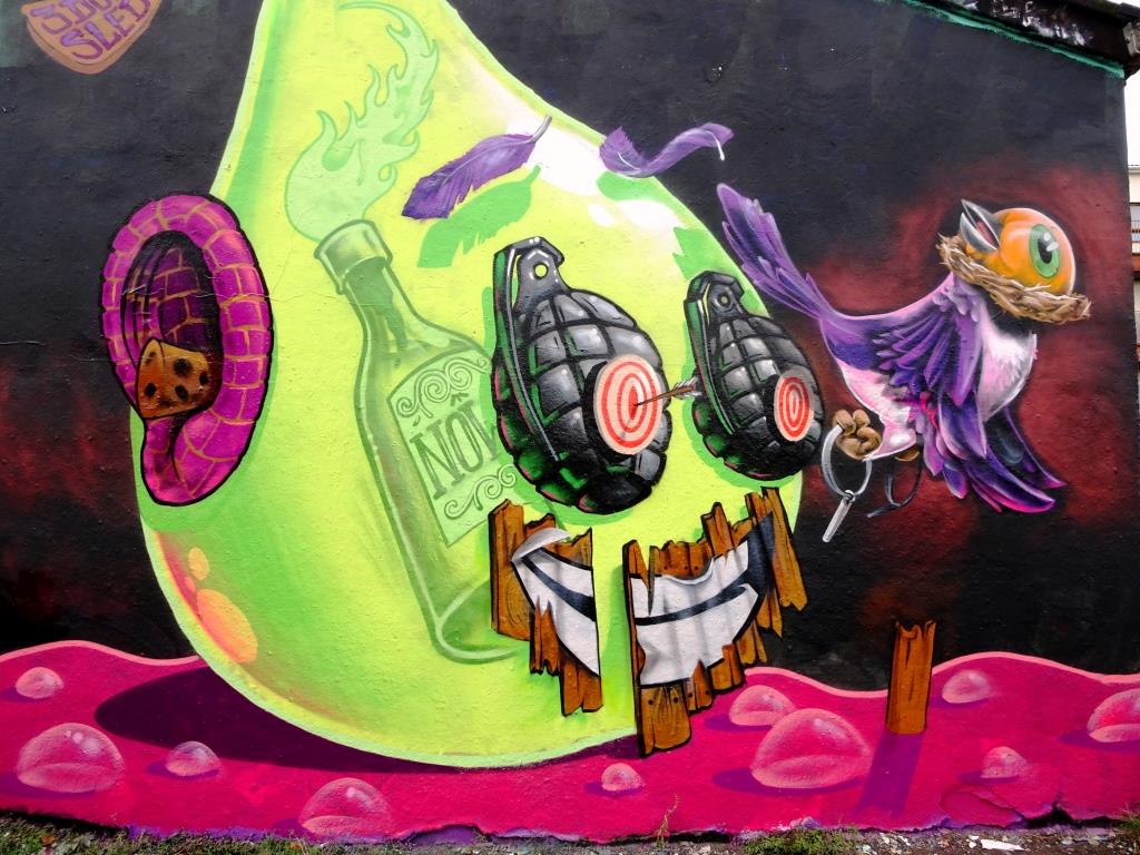 3 Dom and Sled One, Dean Lane, Bristol, September 2019