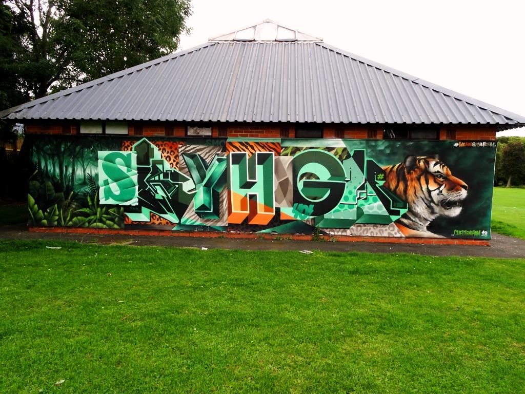 SkyHigh, Paint Festival 2018, Cheltenham, September 2019