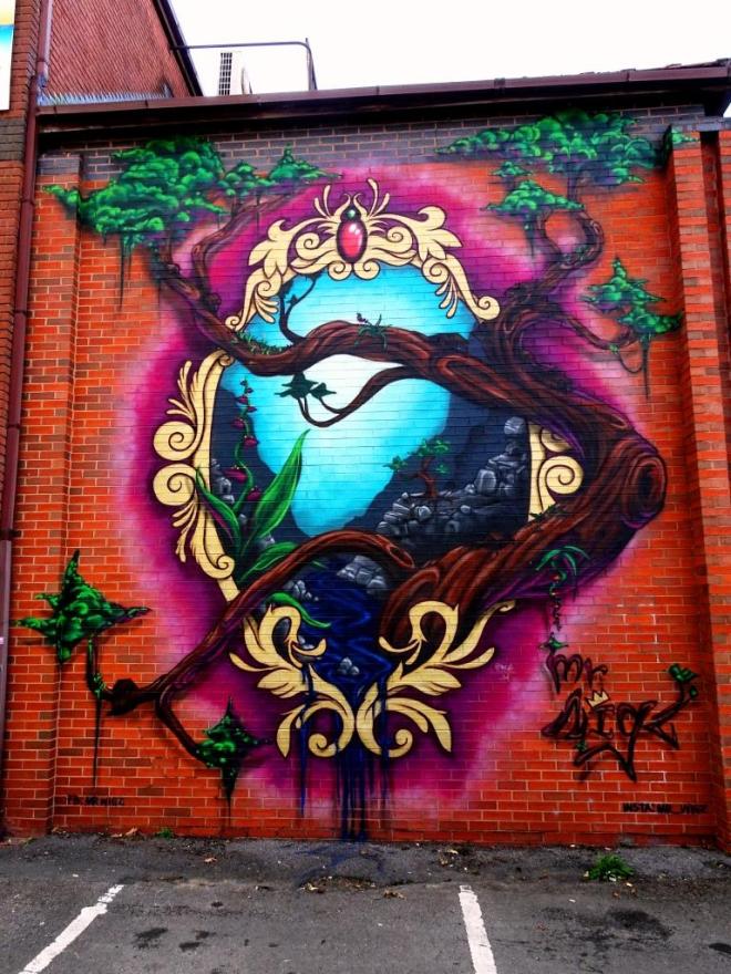 Mr Wigz, Paint Festival 2018, Cheltenham, September 2019