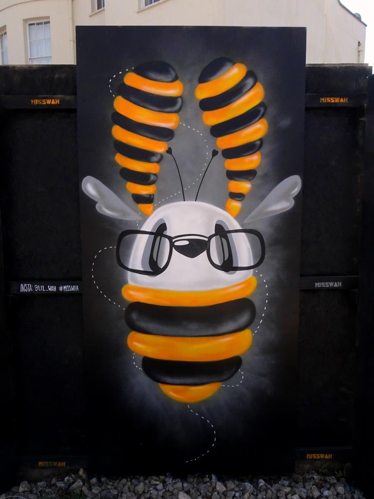 Miss Wah, Paint Festival 2019, Cheltenham, September 2019