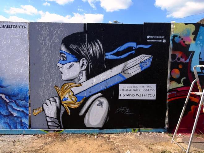 Stephen Quick, Paint Festival 2019, Cheltenham, September 2019