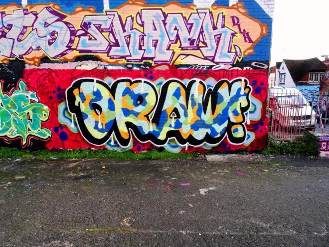 Mr Draws, Dean Lane, Bristol, October 2019