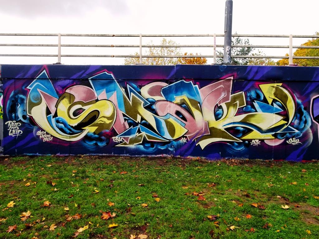 Smak, M32 roundabout, Bristol, November 2019