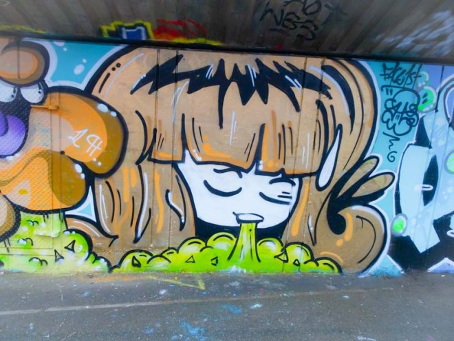 Face 1st, M32 Cycle path, Bristol, November 2019