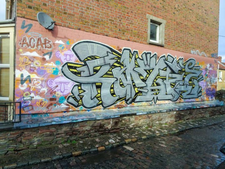 Rezwonk and Slakarts, Albert Park Place, Bristol, November 2019