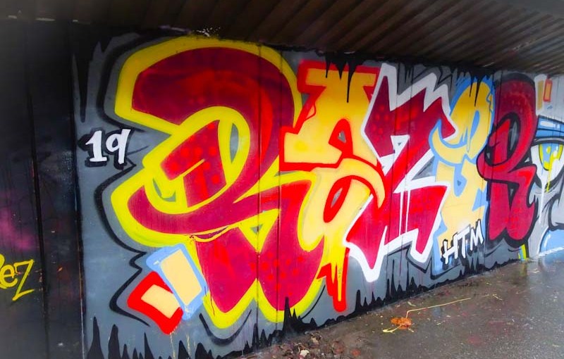 Rezwonk, M32 cycle path, Bristol, December 2019