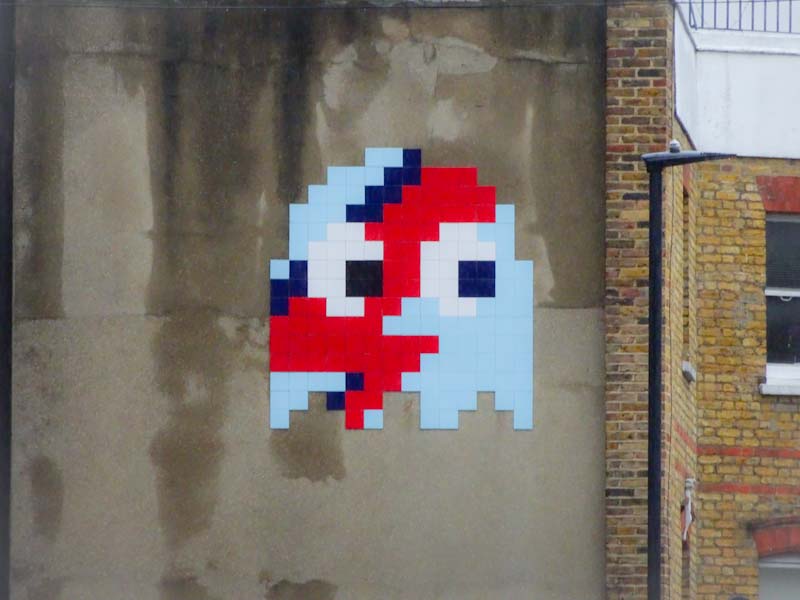 Space Invader, Lambeth High Street, London, November 2019