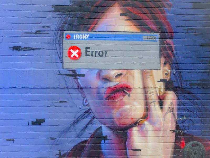 Irony, Nomadic Community Garden, London, November 2018