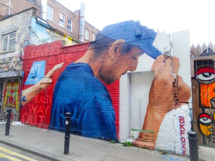 BKFoxx, Hanbury Street, Shoreditch, London, November 2018