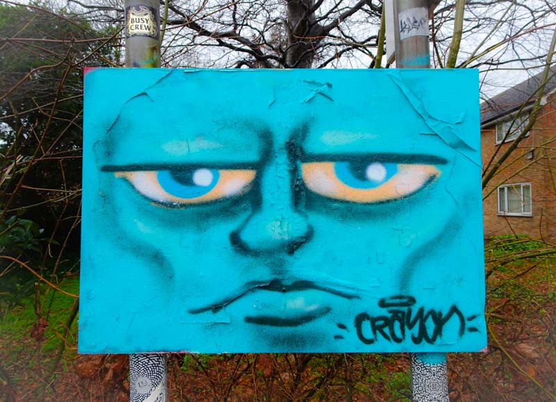Kid Crayon, M32 roundabout, Bristol, January 2020