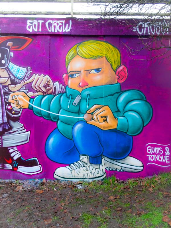 Kid Crayon, M32 roundabout, Bristol, January 2020