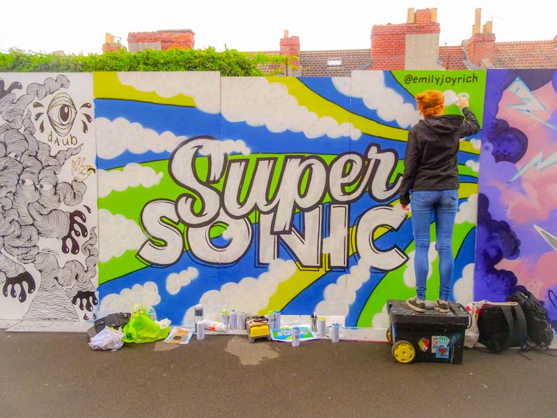 Emily Joy Rich, Upfest, Bristol, July 2018