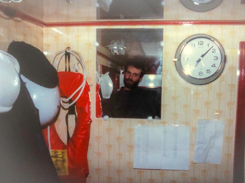 My cabin, Koei Maru 30, Falkland Islands 1988