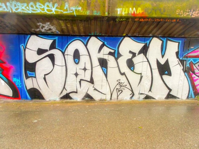 Soker, M32 cycle path, Bristol, February 2020