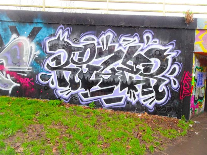 Rezwonk, M32 roundabout, Bristol, February 2020