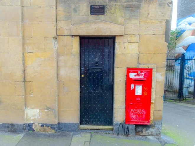 Charley Box door and post box door, Montpelier, Bristol, February 2020