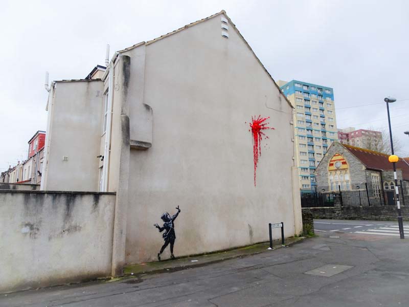 Banksy, Marsh Lane, Bristol, February 2020