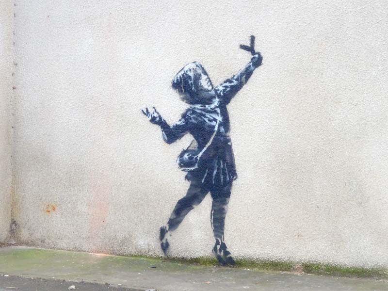 Banksy, Marsh Lane, Bristol, February 2020