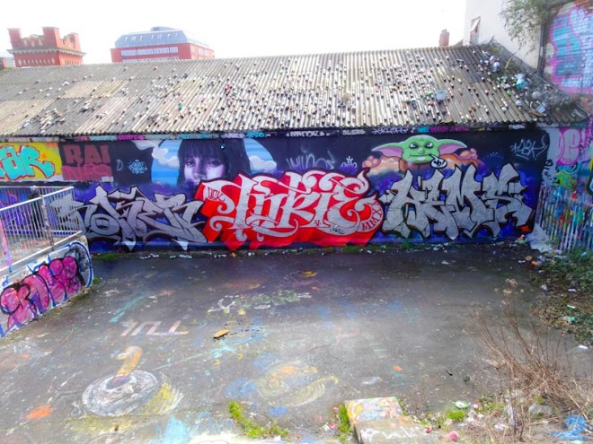 Soker, Inkie and Hemper, Dean Lane, Bristol, March 2020