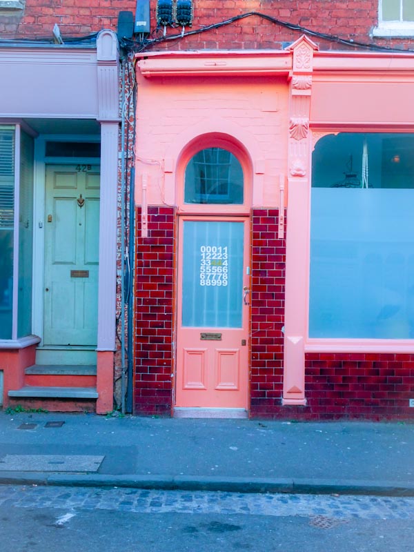 Pink door, Montpelier, Bristol, March 2020