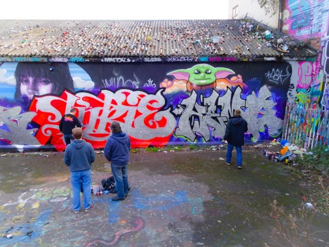 Inkie and Hemper, Dean Lane, Bristol, March 2020